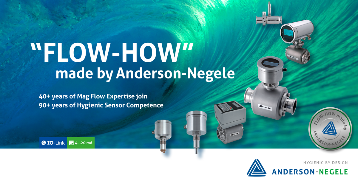 FMQ en FMI flowsensoren: Mag Flow by Anderson-Negele