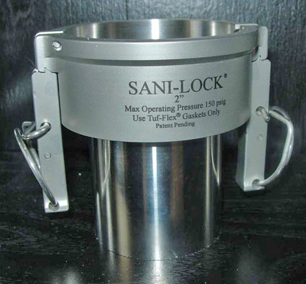 Sani-lock Tri-Clamp snelkoppeling