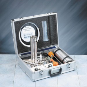 Test kit voor schone stoom